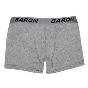 Erkek Penye Likralı Boxer - Gri