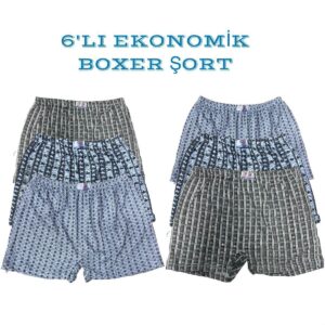 6’LI BOXER ŞORT