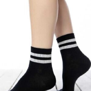 3'lü Pamuklu Unisex Tenis Spor Kolej Çorap