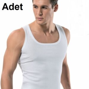 6 Adet M Beden Beyaz Erkek Atlet 120-038